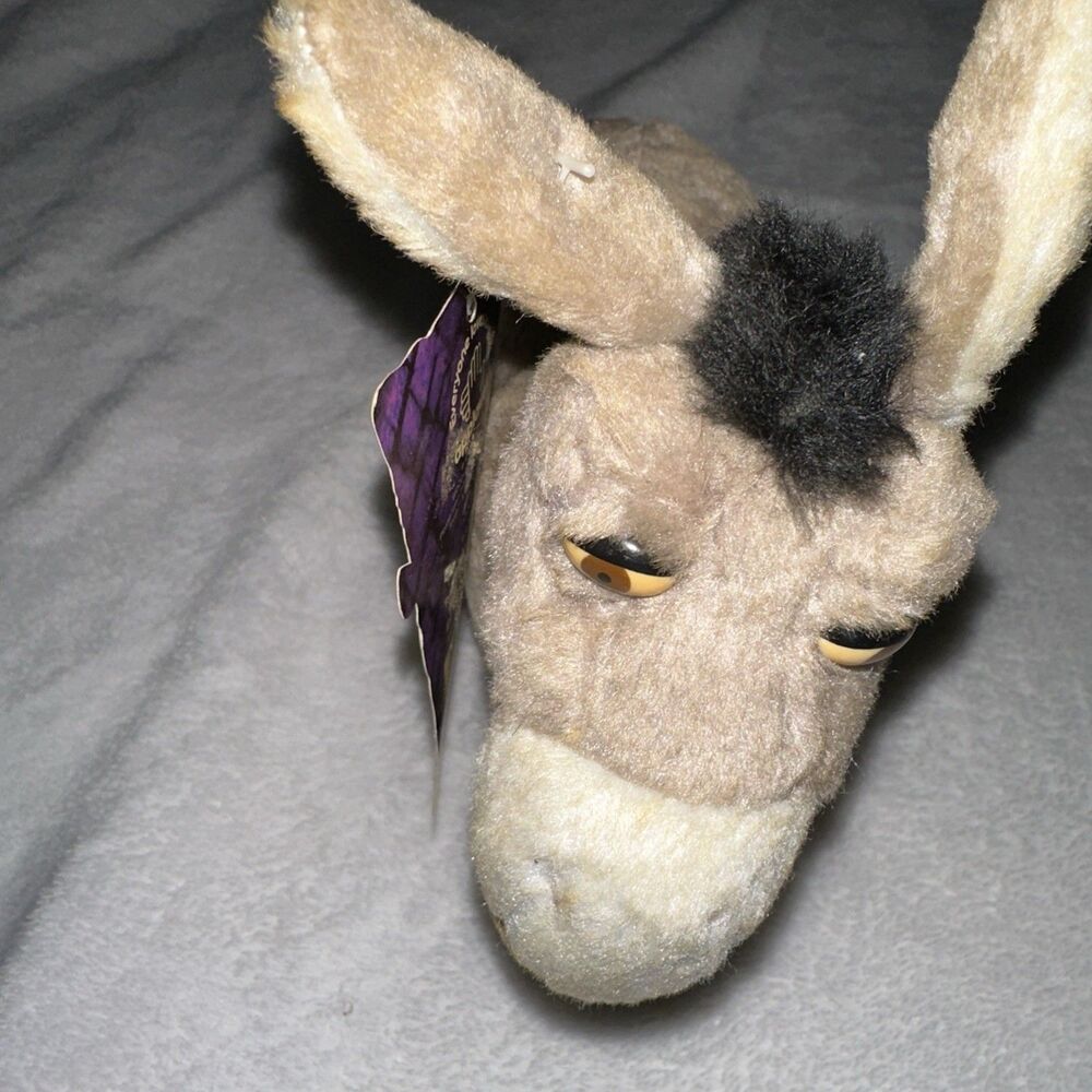 Vtg 2003 Universal Studios Shrek 4-D Donkey DreamWorks Stuffed Animal With Tag